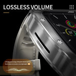 RedPepper Armor Metal Case Integrated Silicone Watch Band, For Apple Watch 44mm / 45mm