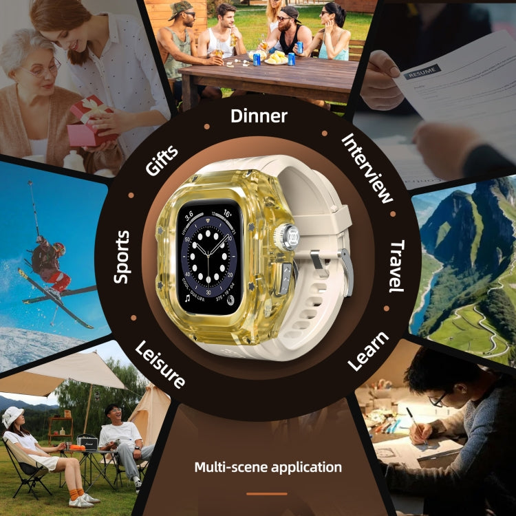 RedPepper Armor Metal Case Integrated Silicone Watch Band, For Apple Watch Ultra 3 / 2 / 1 49mm