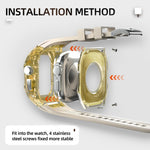 RedPepper Armor Metal Case Integrated Silicone Watch Band, For Apple Watch Ultra 3 / 2 / 1 49mm