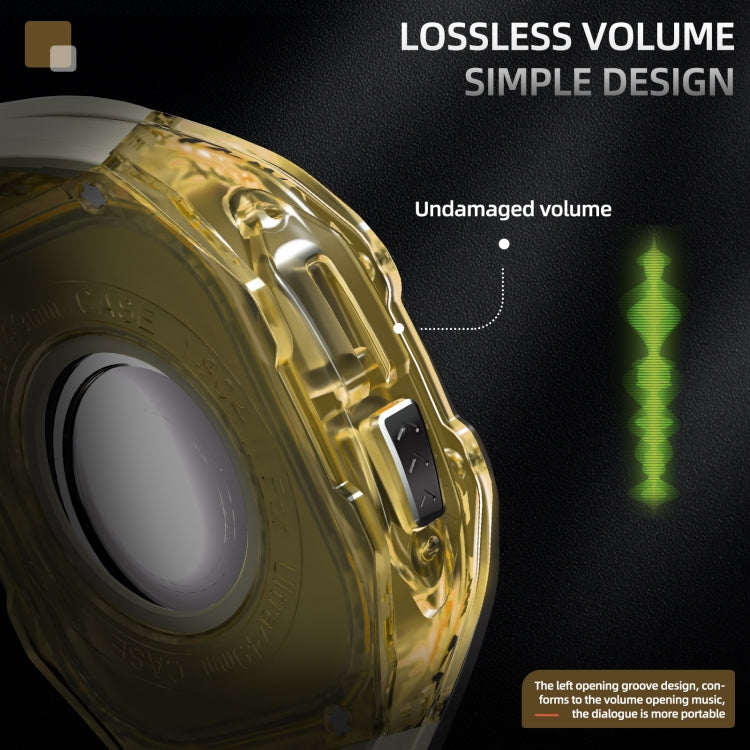 RedPepper Armor Metal Case Integrated Silicone Watch Band, For Apple Watch Ultra 3 / 2 / 1 49mm