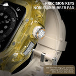 RedPepper Armor Metal Case Integrated Silicone Watch Band, For Apple Watch Ultra 3 / 2 / 1 49mm