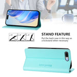 غطاء هاتف جلدي RFID مغناطيسي قابل للطي المزدوج RC01، لـ iPhone 7 Plus / 8 Plus