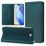 غطاء هاتف جلدي RFID مغناطيسي قابل للطي المزدوج RC01، لـ iPhone 7 Plus / 8 Plus