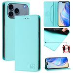 RC01 Dual-Folded Magnetic Suction RFID Leather Phone Case, For iPhone 17e / 16e, For iPhone 17 Pro Max, For iPhone 17 Pro, For iPhone 17, For iPhone Air, For iPhone 16 Pro Max