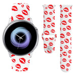 20mm Reverse Buckle Printed Silicone Strap, For Samsung Galaxy Active2