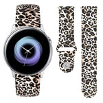 20mm Reverse Buckle Printed Silicone Strap, For Samsung Galaxy Active2