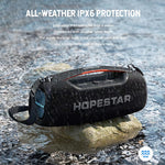 HOPESTAR A60 100W Outdoor Portable IPX6 Waterproof Bluetooth Speaker with Microphone