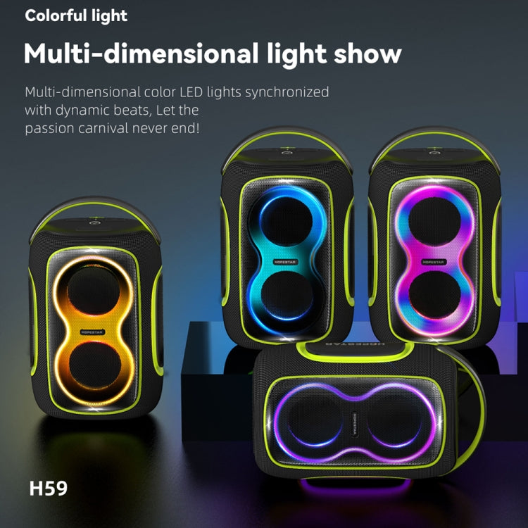 HOPESTAR H59 50W Outdoor Portable IPX5 Waterproof Bluetooth Speaker, H59