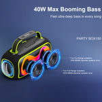 HOPESTAR Party Box 150 40W Outdoor Portable IPX5 Waterproof Bluetooth Speaker