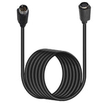 90 Degree mini DIN 8 Pin TV Audio Adapter Cable S-Video TV Box Cable, 0.5m, 1.8m, 3m