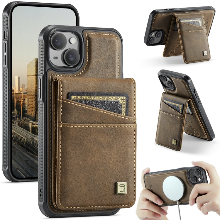 AutSpace A12 MagSafe Magnetic RFID Card Bag Phone Case, For iPhone 13, For iPhone 12 / 12 Pro, For iPhone 12 Pro Max