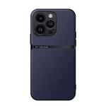 Litchi Leather Magnetic Full Coverage Shockproof Phone Case, For iPhone 16, For iPhone 15 Pro Max, For iPhone 15 Pro, For iPhone 15 Plus, For iPhone 15, For iPhone 14 Plus, For iPhone 14, For iPhone 14 Pro