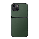 Litchi Leather Magnetic Full Coverage Shockproof Phone Case, For iPhone 16, For iPhone 15 Pro Max, For iPhone 15 Pro, For iPhone 15 Plus, For iPhone 15, For iPhone 14 Plus, For iPhone 14, For iPhone 14 Pro