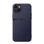 Litchi Leather Magnetic Full Coverage Shockproof Phone Case, For iPhone 16, For iPhone 15 Pro Max, For iPhone 15 Pro, For iPhone 15 Plus, For iPhone 15, For iPhone 14 Plus, For iPhone 14, For iPhone 14 Pro