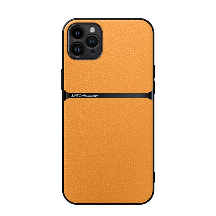 Litchi Leather Magnetic Full Coverage Shockproof Phone Case, For iPhone 14 Pro Max, For iPhone 13 Pro Max, For iPhone 13 Pro, For iPhone 13, For iPhone 12, For iPhone 12 Pro Max, For iPhone 12 Pro, For iPhone 11 Pro Max