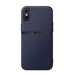 Litchi Leather Magnetic Full Coverage Shockproof Phone Case, For iPhone 11, For iPhone 11 Pro, For iPhone X / XS, For iPhone XR, For iPhone XS Max