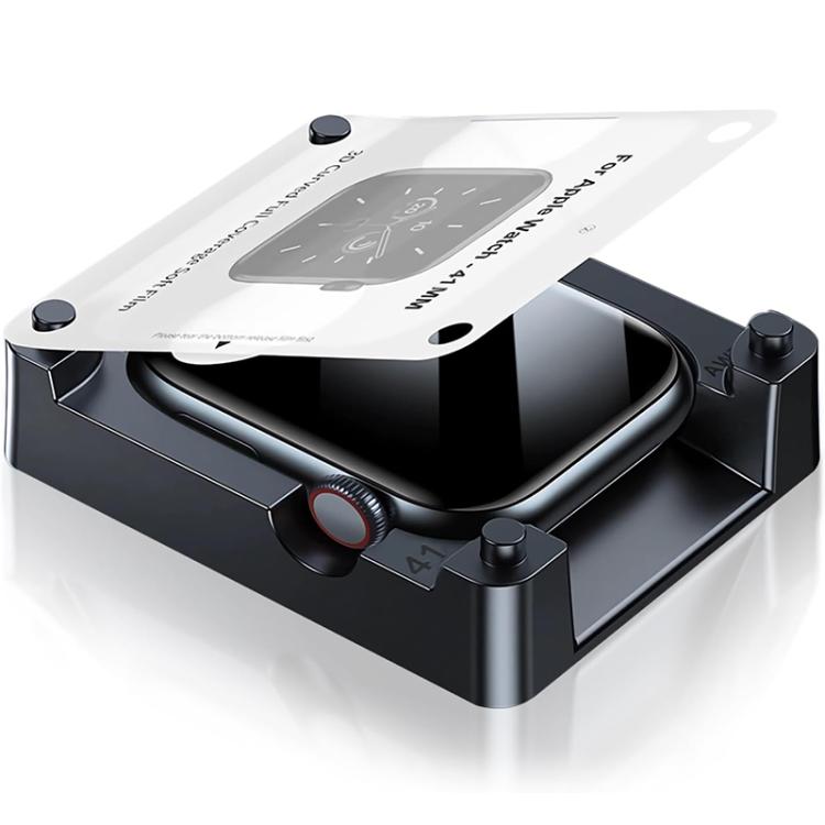 Soft Hydrogel Film Watch Screen Protector with Locator, For Apple Watch Series 6 / 5 / 4 / SE 44mm, For Apple Watch Series 6 / 5 / 4 / SE 40mm, For Apple Watch Series 11 / 10 46mm, For Apple Watch Series 11 / 10 42mm, For Apple Watch Ultra 3 / 2 / 1 49...