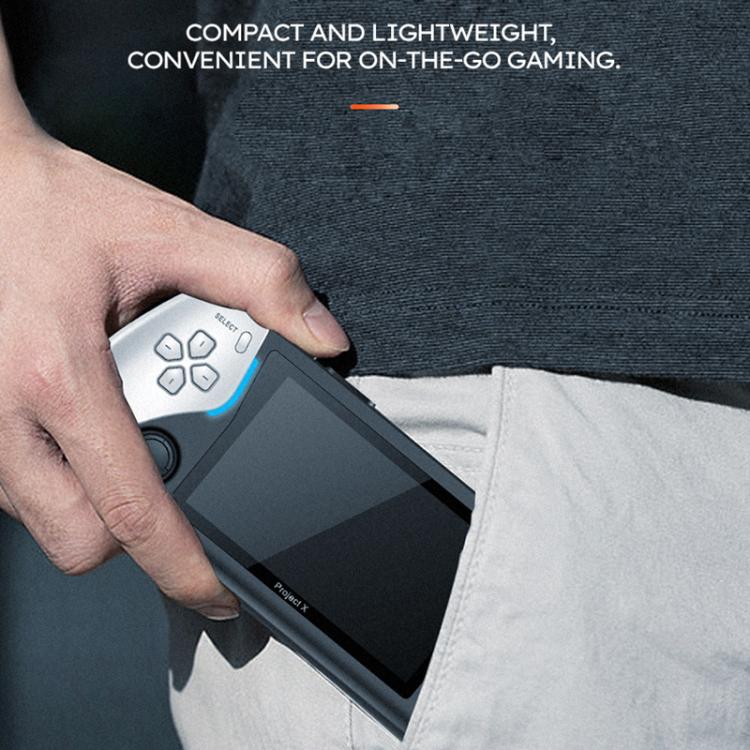 Console de jeu portable PROJECT X, écran 4,3 pouces, processeur ATM 7051