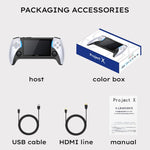 Console de jeu portable PROJECT X, écran 4,3 pouces, processeur ATM 7051