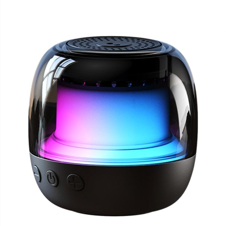 M88 Portable Gyro RGB Atmosphere Light Bluetooth Speaker Subwoofer, M88