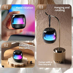 M88 Portable Gyro RGB Atmosphere Light Bluetooth Speaker Subwoofer, M88