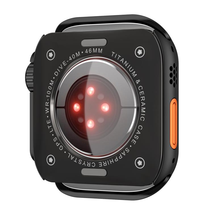 Change to Ultra 49mm Zinc Alloy Watch Case, For Apple Watch Series 6 / 5 / 4 / SE 44mm, For Apple Watch Series 10 / 11 46mm, For Apple Watch Series 9 / 8 / 7 45mm