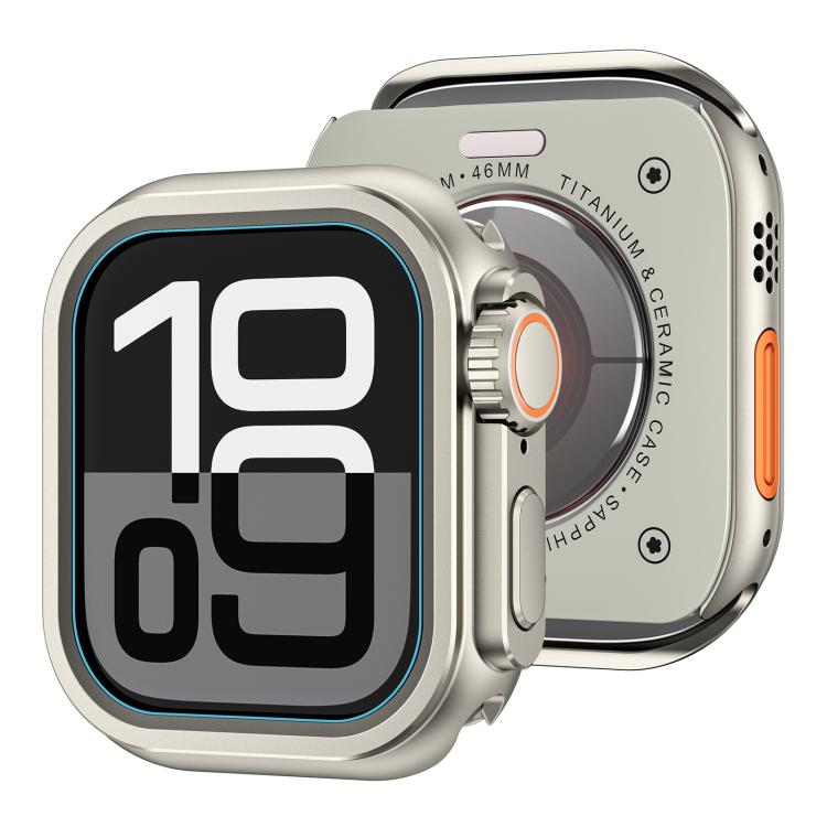 Change to Ultra 49mm Zinc Alloy Watch Case, For Apple Watch Series 6 / 5 / 4 / SE 44mm, For Apple Watch Series 10 / 11 46mm, For Apple Watch Series 9 / 8 / 7 45mm