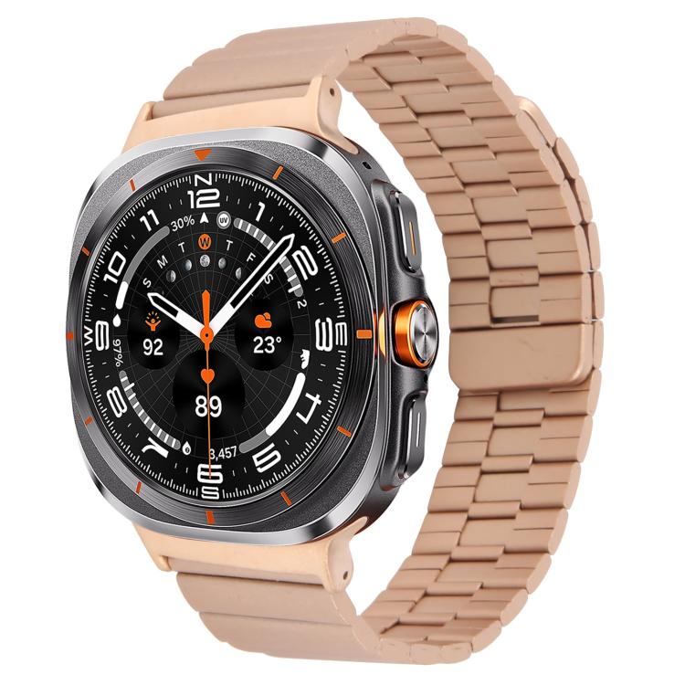 Bamboo Stainless Steel Magnetic Watch Band, For Samsung Galaxy Watch Ultra 47mm / Ultra 2025