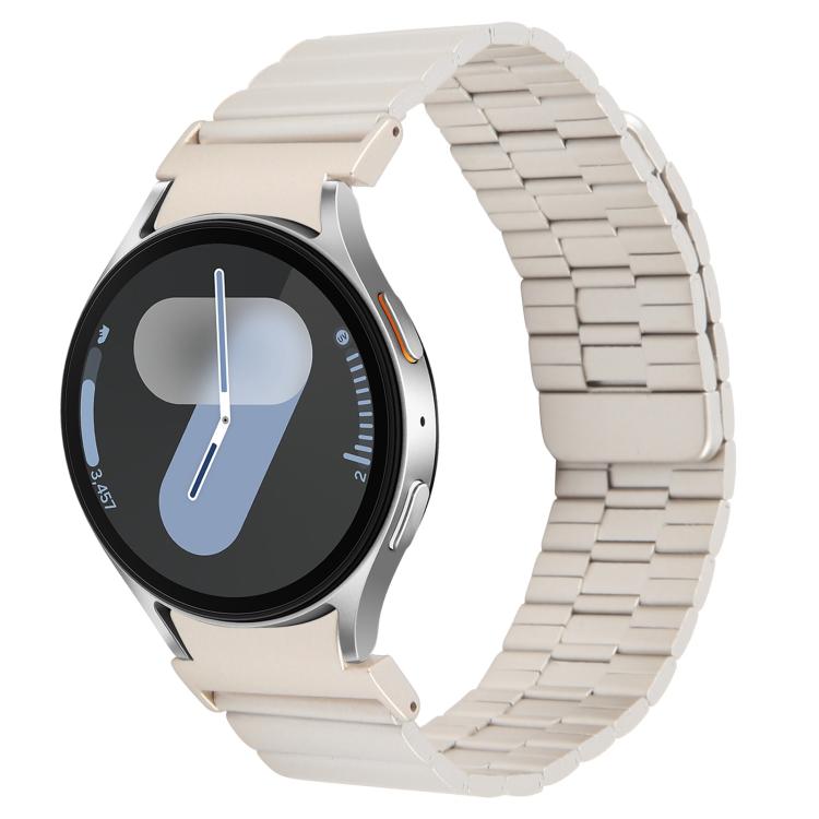 Bamboo Magnetic Quick Release Metal Watch Band, For Samsung Galaxy Watch 7 / 6 / 5 / 4