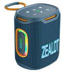 Zealot S122 25W High Power IPX6 Waterproof Outdoor RGB Light Bluetooth Speaker