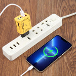 محول شحن AR-PD14 GaN 120 واط بأربعة منافذ 2 PD و 2 QC 3.0 USB و USB-C / Type-C شاحن سريع، قابس الاتحاد الأوروبي، قابس الولايات المتحدة