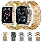 6-Chain Stainless Steel Watch Band, For Apple Watch 46mm / 49mm / 45mm / 44mm, For Apple Watch 42mm / 41mm / 40mm / 38mm