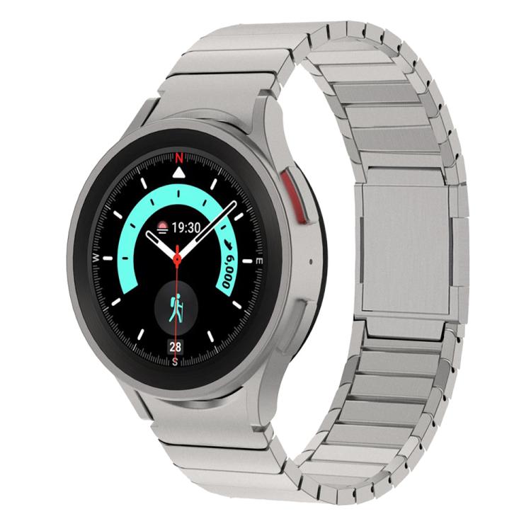 One Bead Magnetic Buckle Stainless Steel Watch Band, For Samsung Galaxy Watch 4 / 5 / 6 / 7