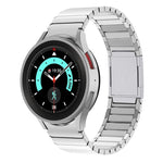 One Bead Magnetic Buckle Stainless Steel Watch Band, For Samsung Galaxy Watch 4 / 5 / 6 / 7
