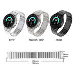 One Bead Magnetic Buckle Stainless Steel Watch Band, For Samsung Galaxy Watch 4 / 5 / 6 / 7