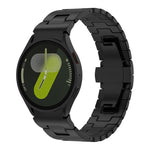 Quick Release Button H Shaped Stainless Steel Watch Band, For Samsung Galaxy Watch  7 / 6 / 5 / 4