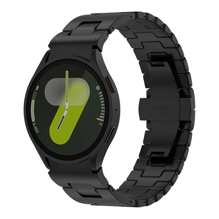 Quick Release Button H Shaped Stainless Steel Watch Band, For Samsung Galaxy Watch  7 / 6 / 5 / 4