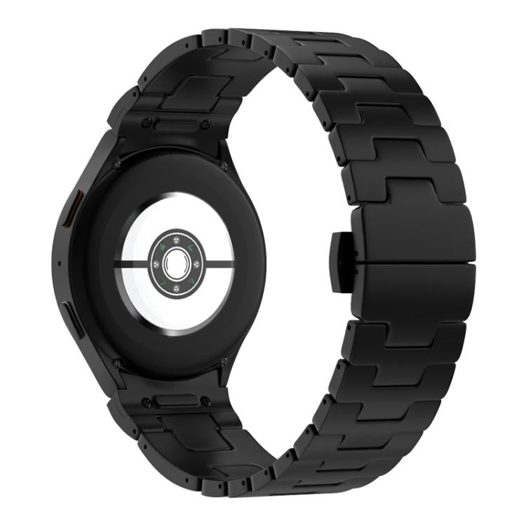 Quick Release Button H Shaped Stainless Steel Watch Band, For Samsung Galaxy Watch  7 / 6 / 5 / 4