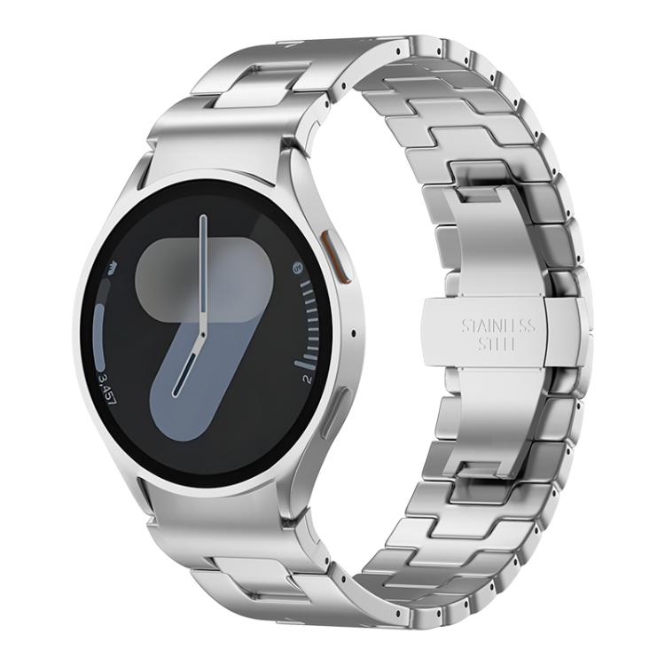 Quick Release Button H Shaped Stainless Steel Watch Band, For Samsung Galaxy Watch  7 / 6 / 5 / 4