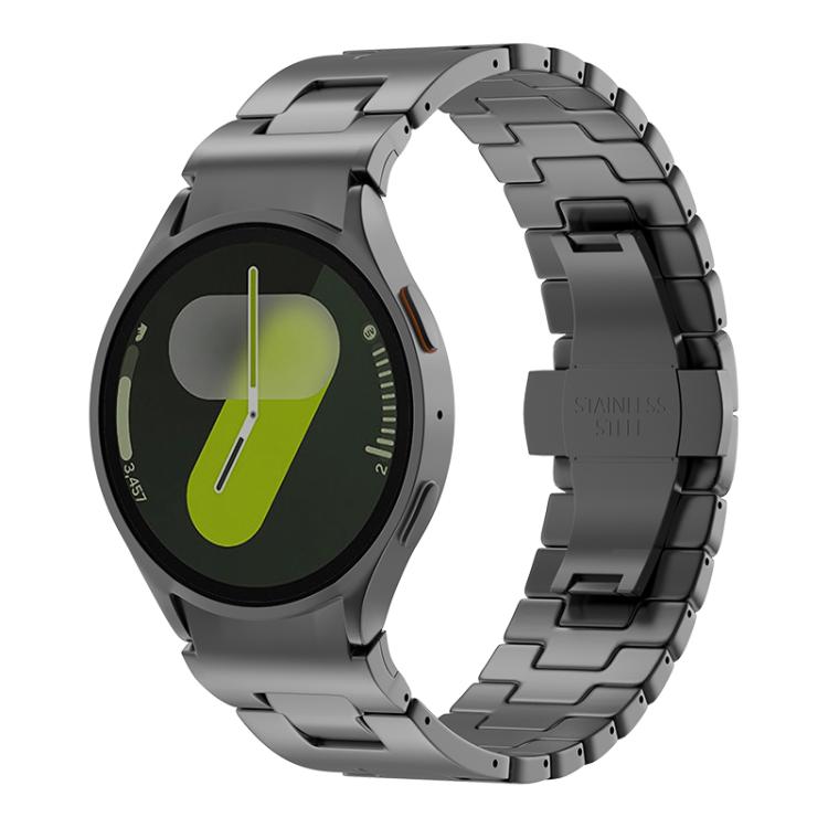 Quick Release Button H Shaped Stainless Steel Watch Band, For Samsung Galaxy Watch  7 / 6 / 5 / 4