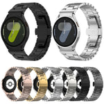 Quick Release Button H Shaped Stainless Steel Watch Band, For Samsung Galaxy Watch  7 / 6 / 5 / 4