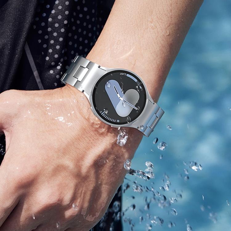 Quick Release Button H Shaped Stainless Steel Watch Band, For Samsung Galaxy Watch  7 / 6 / 5 / 4