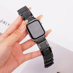 Wave Thread 3-bead Stainless Steel Watch Band, For Apple Watch 46mm / 49mm / 45mm / 44mm, For Apple Watch 42mm / 41mm / 40mm / 38mm