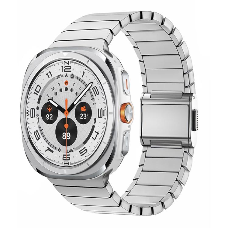 Bamboo Norman Buckle Stainless Steel Watch Band, For Samsung Galaxy Watch Ultra 47mm / Ultra 2025