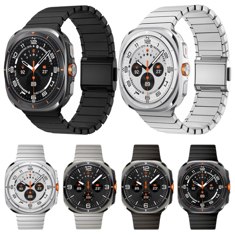 Bamboo Norman Buckle Titanium Alloy Watch Band, For Samsung Galaxy Watch Ultra 47mm / Ultra 2025