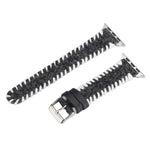 Retro Stitched Wool Genuine Leather Watch Band, For Apple Watch 46mm / 49mm / 45mm / 44mm, For Apple Watch 42mm / 41mm / 40mm / 38mm