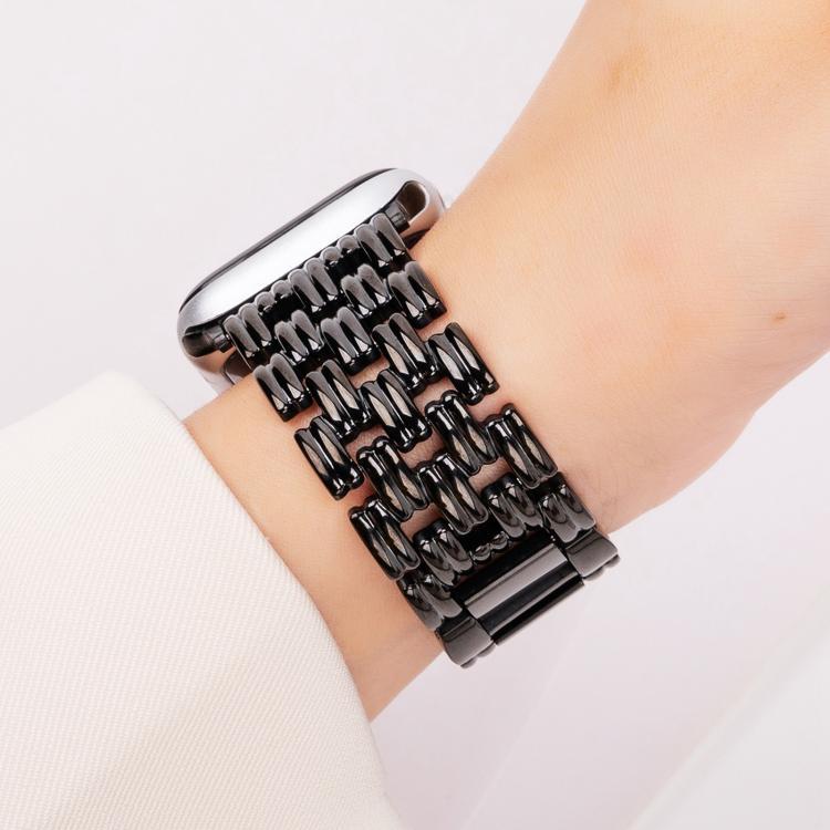 Five-bead Stripe Stainless Steel Watch Band, For Apple Watch 46mm / 49mm / 45mm / 44mm, For Apple Watch 42mm / 41mm / 40mm / 38mm