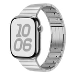 Single Bead Side-removable Stainless Steel Watch Band, For Apple Watch 46mm / 49mm / 45mm / 44mm, For Apple Watch 42mm / 41mm / 40mm / 38mm