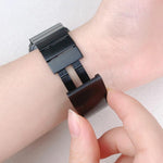 Single Bead Side-removable Stainless Steel Watch Band, For Apple Watch 46mm / 49mm / 45mm / 44mm, For Apple Watch 42mm / 41mm / 40mm / 38mm