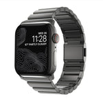 Norman Clasp One-Bead Stainless Steel Watch Band, For Apple Watch 46mm / 49mm / 45mm / 44mm